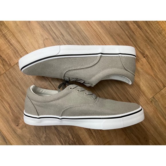 NWT Men's Canvas Boat kick Back Sneakers  - Size: 10 - Picture 1 of 13